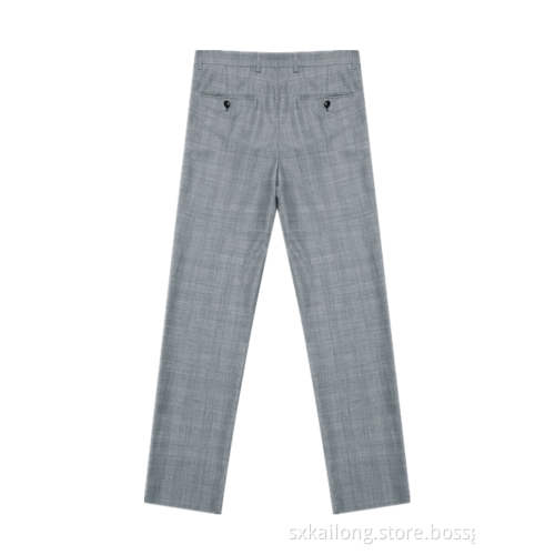 Men's Office Poly Wool Pants Suit Pants
